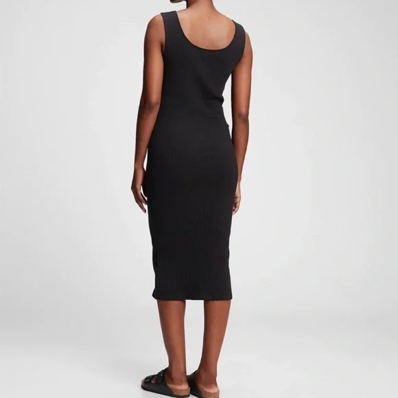 GAP Ribbed Button Down Tank Dress - Picture 2 of 9